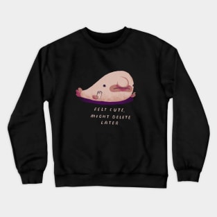 Blobfish selfie Crewneck Sweatshirt